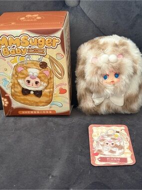 Baby Cream Cat Plush Stuffed Animal - Cream